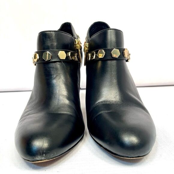 ISOLA STUDDED LEATHER BOOTIE IN BLACK SIZE 6 - Picture 3 of 6